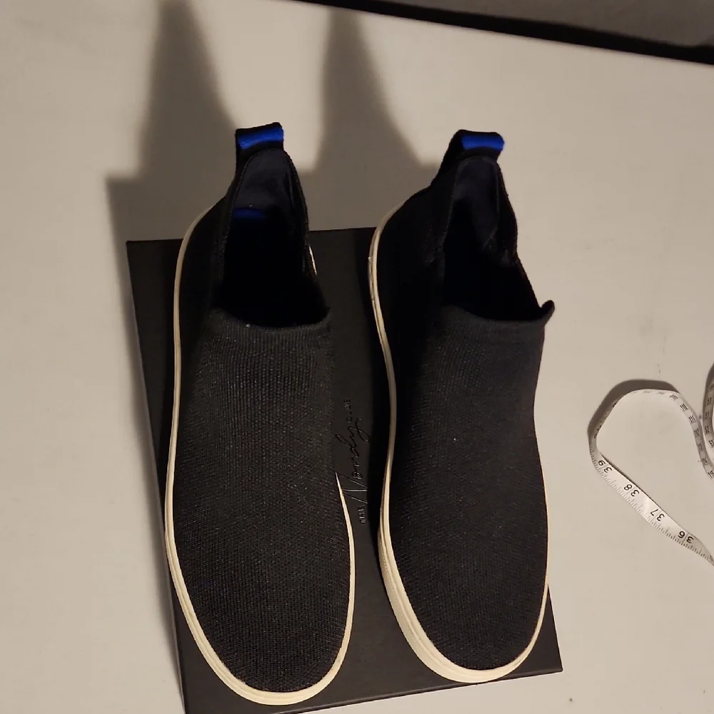 Rothy's Black Knit Slip-On Sneakers - Picture 6 of 8